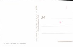 POSTAL Eze de la VENDIMIA la aldea y el cabo Ferrat