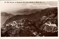 POSTAL Eze de la VENDIMIA visto en la cornisa media tomada de la vista hermosa