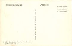 La POSTAL Eze de la VENDIMIA dimensiona azul la cornisa media el viaducto