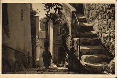 CPA Eze Une Vieille Rue Du Village