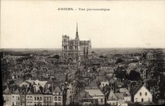 VINTAGE POSTCARD Amiens Panoramic View