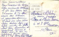 VINTAGE POSTCARD Ault the Cliffs Direction Of Treport Low tide