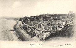 VINTAGE POSTCARD Ault the Beach