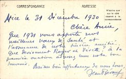 VINTAGE POSTCARD Antibes Seen from Of Top of I' Ilette