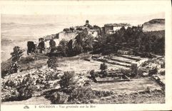 CPA Gourdon Vue Generale Sur La Mer