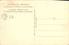 CPA Saint Remy de Provence Le mausolee Monument romain Plateau des Antiquites