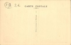 CPA St Michel de Frigolet Vue generale de l'abbaye a l'arrivee de la gare de Graveson