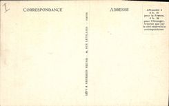 POSTAL Eze de la VENDIMIA visto a través de los pinos