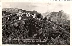 CPM Saint Paul Vue Generale et le Baou de Saint Jeannet Vue prise du Piol Saint Antonin 
