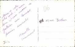 MODERN CARD Saint Paul View and Baou de Saint Jeannet Seen from of Holy Piol Antonin