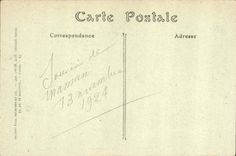 VINTAGE POSTCARD Auxerre the Statue of Paul Bert