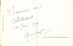 VINTAGE POSTCARD Schlettstadt Els Church co. DOI