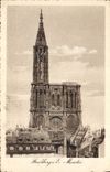 VINTAGE POSTCARD Strasbourg Munster