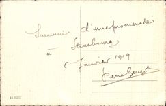 VINTAGE POSTCARD Strasbourg Munster