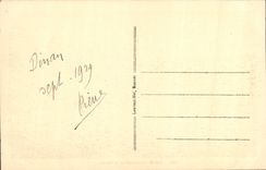 VINTAGE POSTCARD Dinan Quays and the Viaduct Boat