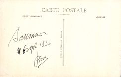 VINTAGE POSTCARD Saumur View Taken of the Slope