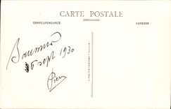 VINTAGE POSTCARD Saumur the Strong Castle Pits