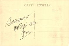 VINTAGE POSTCARD Saumur the Strong Castle and the Loire