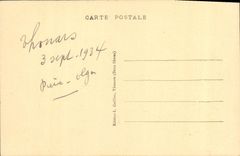 VINTAGE POSTCARD Thouars La Chapelle and the Castle Vault of the Dukes of Tremoille