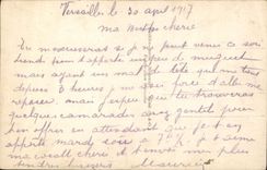 VINTAGE POSTCARD Fantasy Lily of the valley Happy New Year