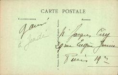 VINTAGE POSTCARD Guerande St Aubin Owner of Collegial in the great nave