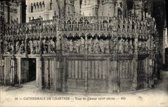 CPA Cathedrale De Chartres Tour du Choeur