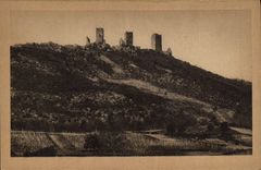 VINTAGE POSTCARD Eguisheim three castles