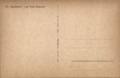 VINTAGE POSTCARD Eguisheim three castles