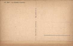 VINTAGE POSTCARD Barr the Castle of Andlau