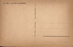 VINTAGE POSTCARD Barr Ruin of Landsberg