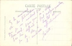 VINTAGE POSTCARD Royan Departure of a Boat in the twilight Boat