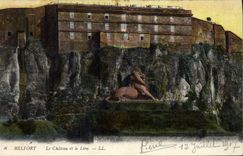 CPA Belfort Le Chateau et le Lion