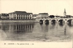 VINTAGE POSTCARD Saumur View