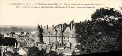 VINTAGE POSTCARD Langeais the Castle
