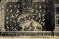 CPA Blois Le Chateau La Salamandre embleme de Francois 1er