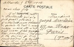 VINTAGE POSTCARD Neussargues the Rocks of Laval Route of Massiac has Murat