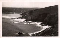 POSTAL MODERNA Plogoff Baie de la infracción la playa
