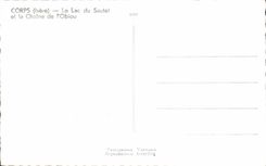 MODERN CARD Body Obiou E lake of Sautet and the chain of Obiou