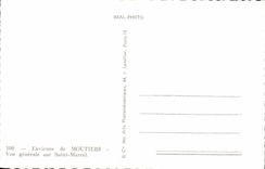 CPM Environs de Moutiers Vue generale sur Saint Marcel