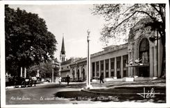 MODERN CARD Aix Les Bains New Hydropathic establishment and the street Douat