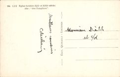 VINTAGE POSTCARD Luz Fortifiee Church