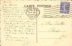 VINTAGE POSTCARD Old people's homes Of Beaune Main courtyard of the Hotel God the amtin of the feastday God