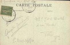 VINTAGE POSTCARD Holy Point Castle of Lamartine