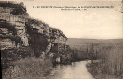 CPA Le Moustier de la Roque Saint Christophe Bords de la Vezere 