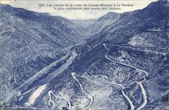 CPA Les lacets de al route du Causse Mejean a la Malene 