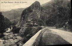 CPA Le pays basque Route de Larrau