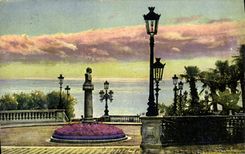 CPA Monte Carlo Les terrasses du casino Effet de soleil