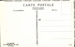 VINTAGE POSTCARD La Baule the Club House di Golf
