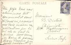 CPA Aix en Provence Fontaine Granet Les Ecoles Normales Attelage Cheval