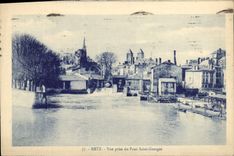 CPA Metz Vue prise du Pont Saint Georges